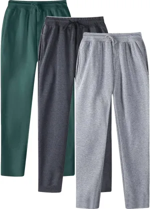 Male Hip Hop Pants Casual Solid Color Track Cuff Lace Up Workout Pants with Pocket Men S Pants with Elastic