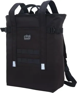 Manhattan Portage Chrystie Backpack With Adjustable Strap Water Resistant Paded Laptop Compartment In 1000D Cordura (Black)