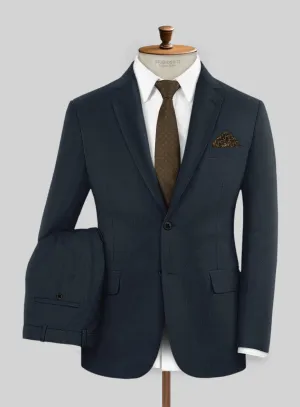 Marco Stretch Dark Blue Wool Suit