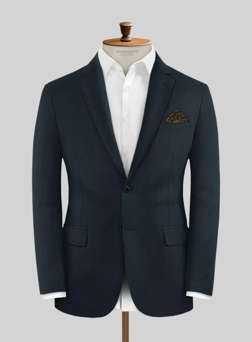 Marco Stretch Dark Blue Wool Suit
