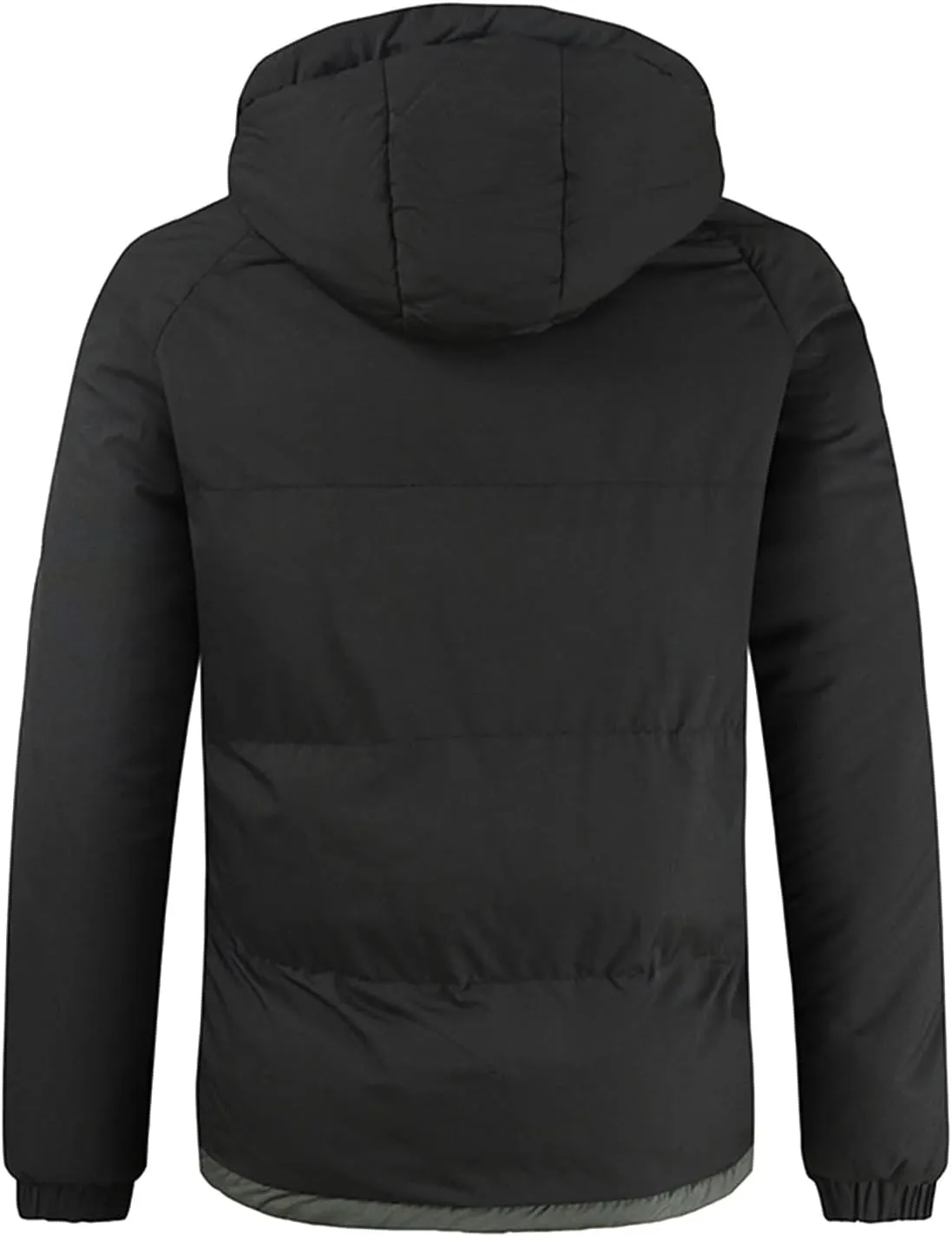 Mens Autumn And Winter Fashion Casual Solid Color Padded Warm Cotton Coat Cotton Padded Jacket Coats And Jackets