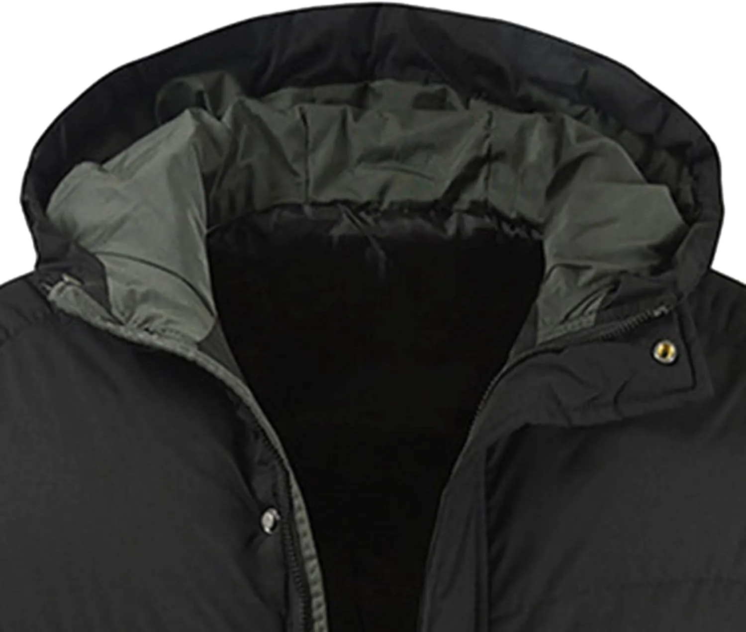Mens Autumn And Winter Fashion Casual Solid Color Padded Warm Cotton Coat Cotton Padded Jacket Coats And Jackets