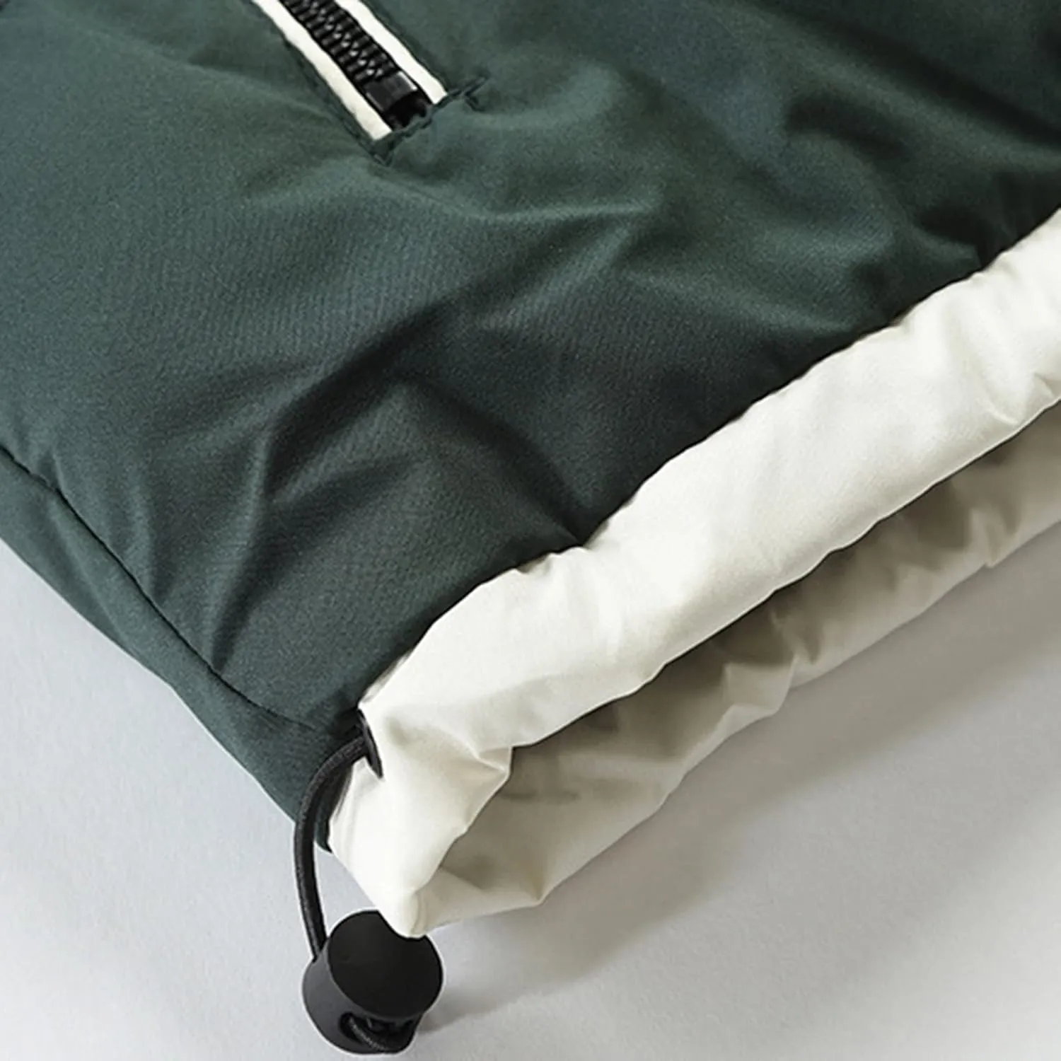 Mens Autumn And Winter Fashion Casual Solid Color Padded Warm Cotton Coat Cotton Padded Jacket Coats And Jackets