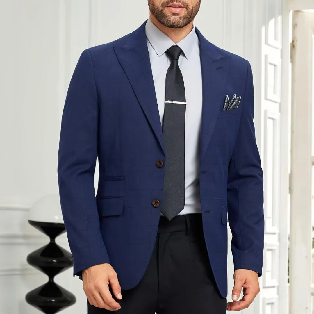 Men's Blazers Sport Coats Slim Fit Dinner Party Suit Jacket for Wedding Business Casual Coat
