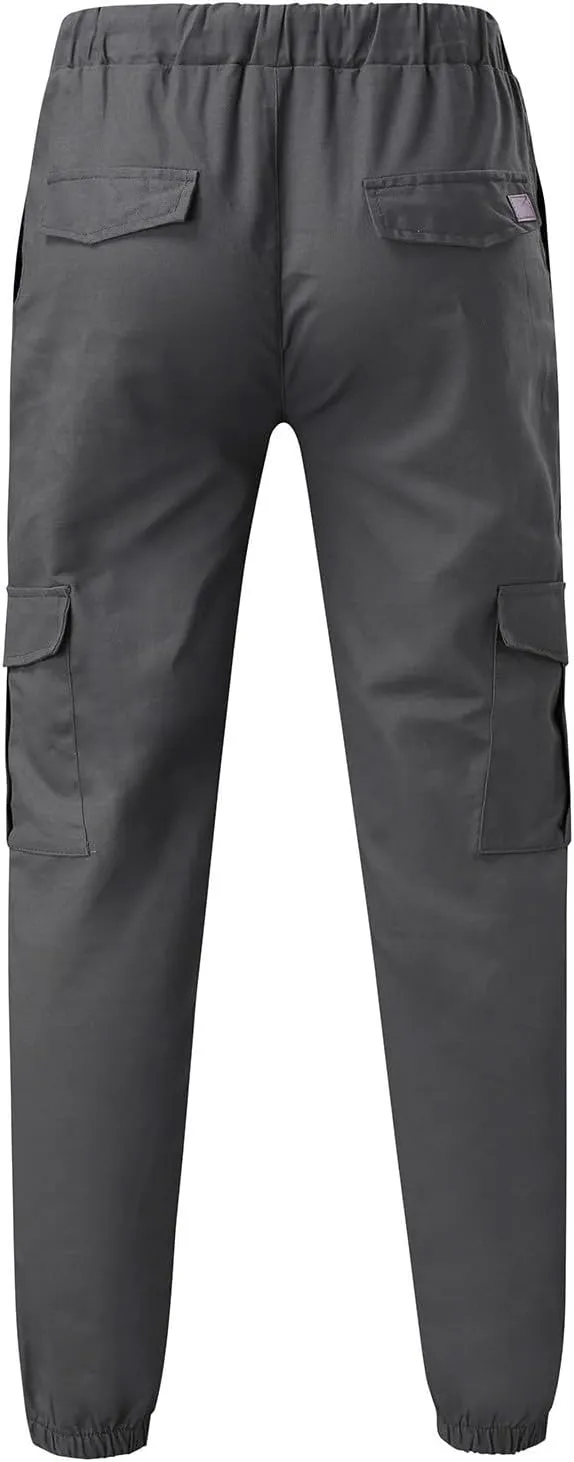 Men's Casual Joggers Sweatpants Athletic Pants Loose Fit Hiking Trousers Outdoor Wearing Pants with Pockets