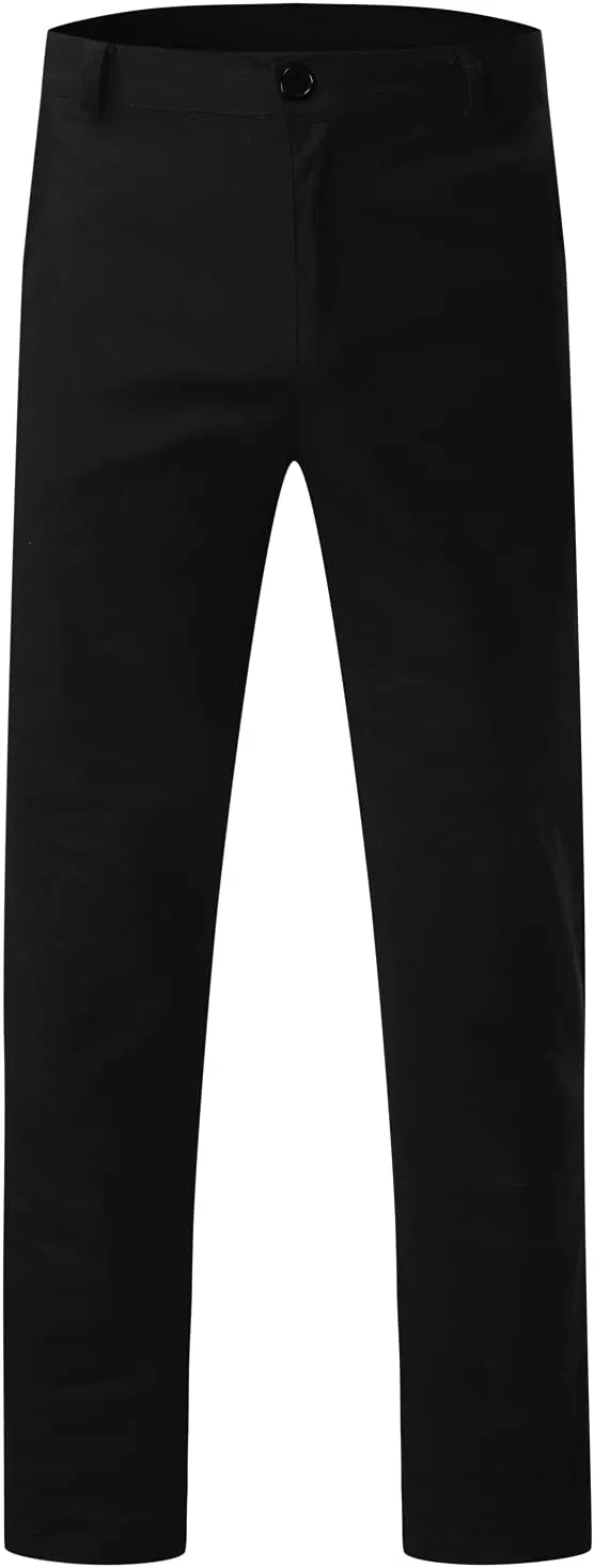 Men's Casual Slim Pants Solid Color Mid Trousers Fashion Joggers Sports Pants Hiking Trousers Gym Sweatpants
