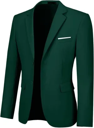 Men's Casual Suit Blazer Tux Separates Jacket Slim Fit 2 Button Lightweight Men Suits Sport Coats for Wedding Prom Party