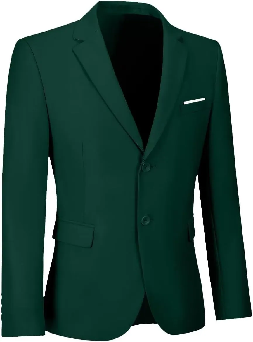 Men's Casual Suit Blazer Tux Separates Jacket Slim Fit 2 Button Lightweight Men Suits Sport Coats for Wedding Prom Party