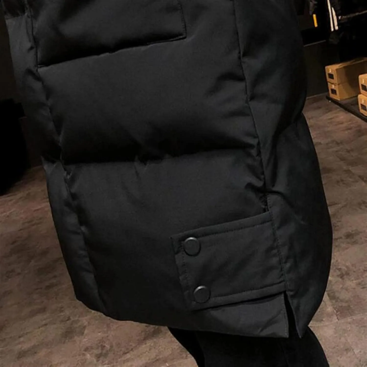 Mens down jacket Men Winter Jacket Coat Long Style Men Hooded Thick Cotton-Padded Jacket Men Coat Male Casual Coats