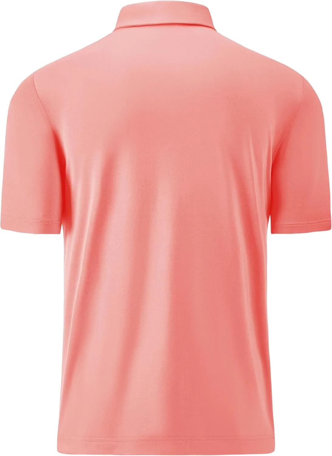 Mens Golf Shirt Short Sleeve Moisture Wicking Dry Fit Performance Casual Solid Collared Golf Polo Shirts for Men
