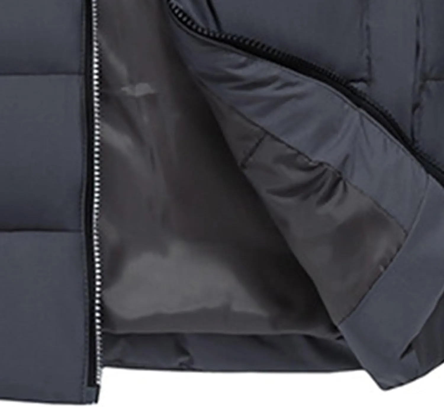 Men's Hooded Cotton Padded Vest Winter Warm Lightweight Quilted Coat Vest Casual Zip Up Thick Sleeveless Jacket