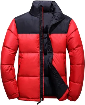 Men's Loose Plus Size Winter Fashionable Daily Retro Casual Warm Hooded Down Jacket Lined Winter Coats Men