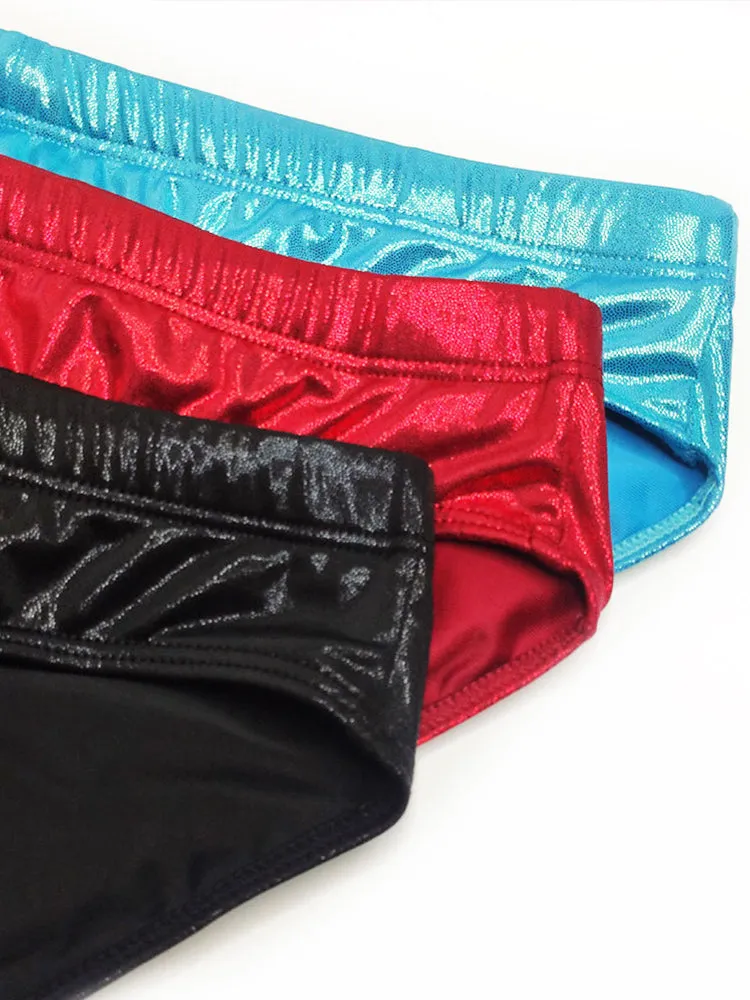 Men's Solid Color Sponge Pad Swim Briefs