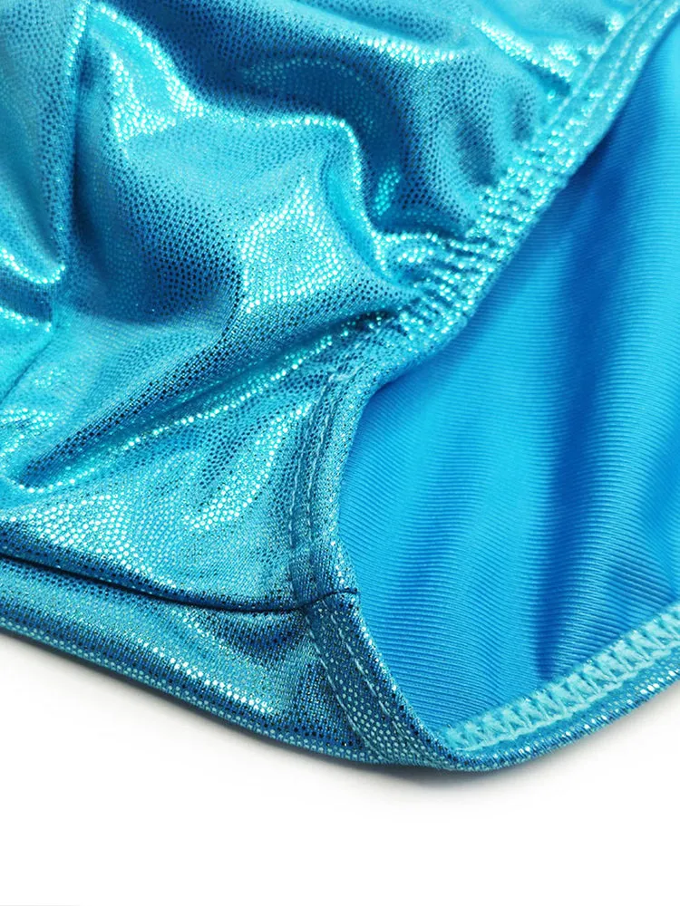 Men's Solid Color Sponge Pad Swim Briefs