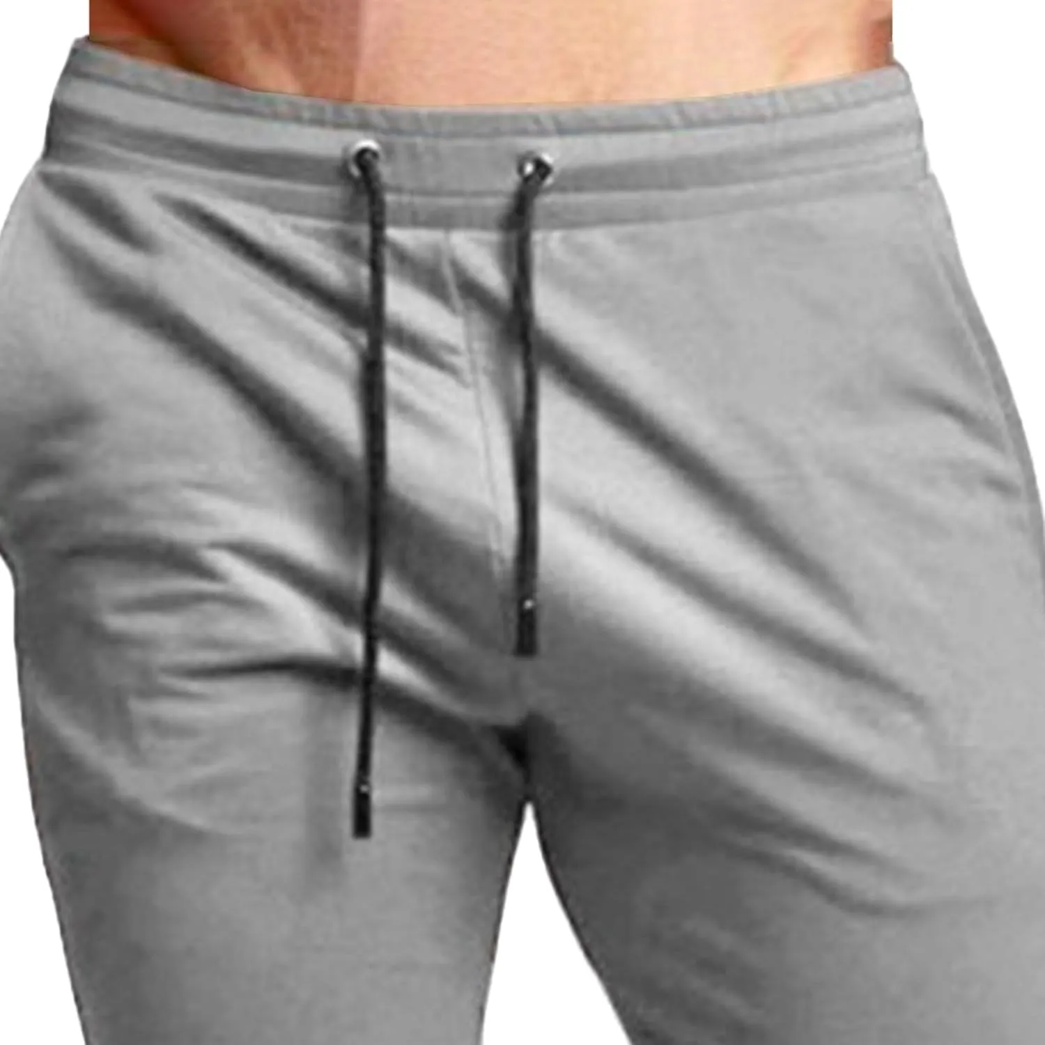 Men's Sports Jogging Stretch Pants Casual Workout Athletic Running Slack Slim Fit Sweatpants with Pockets