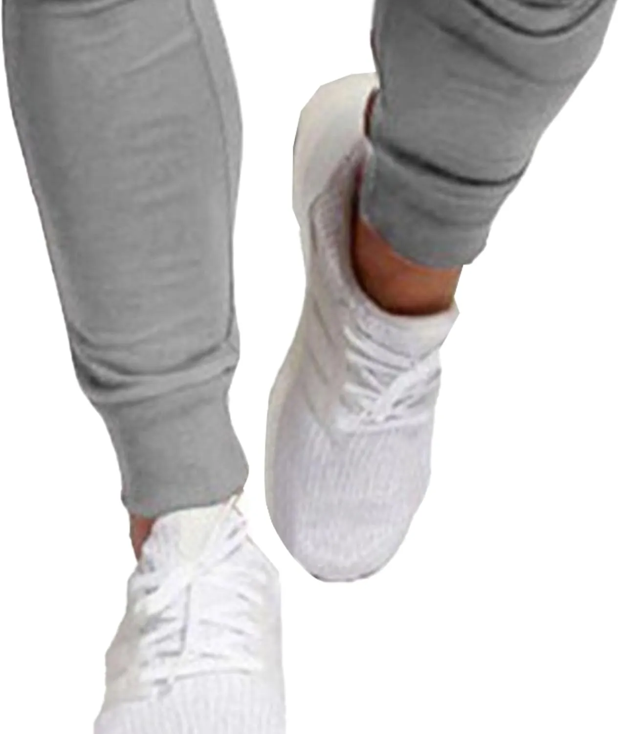 Men's Sports Jogging Stretch Pants Casual Workout Athletic Running Slack Slim Fit Sweatpants with Pockets