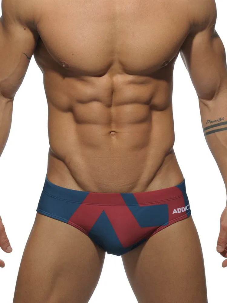 Men's Summer Printed Swim Briefs