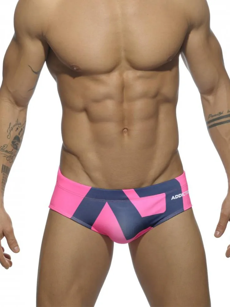 Men's Summer Printed Swim Briefs