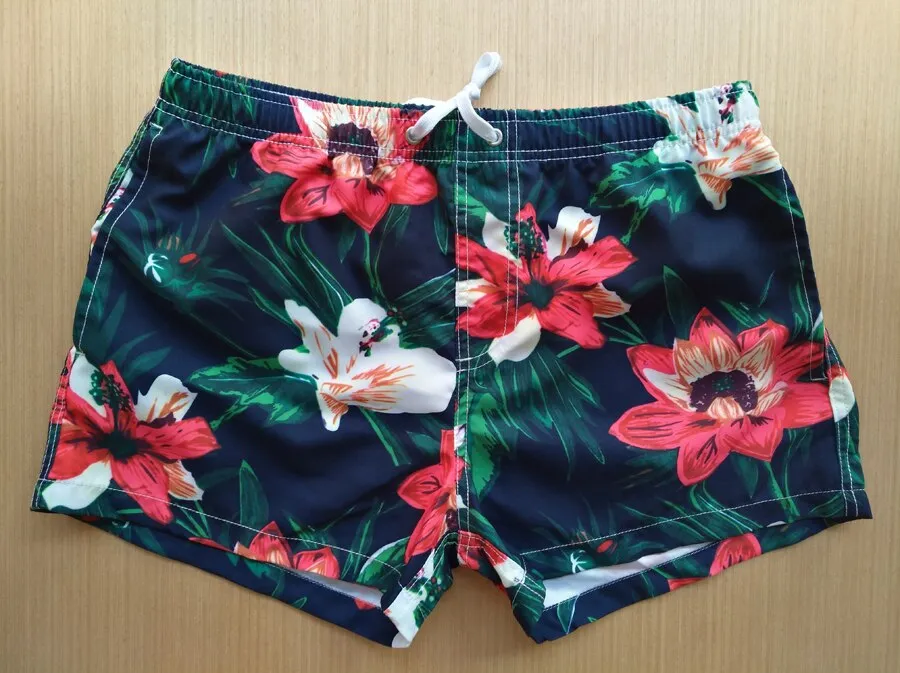 Men's Swimming Flower Print Short