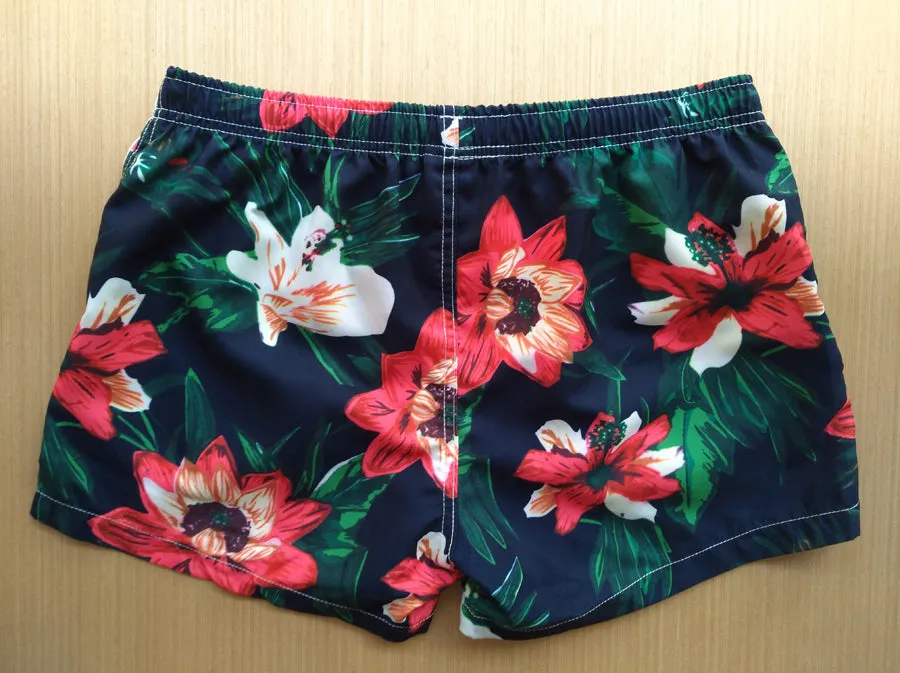 Men's Swimming Flower Print Short