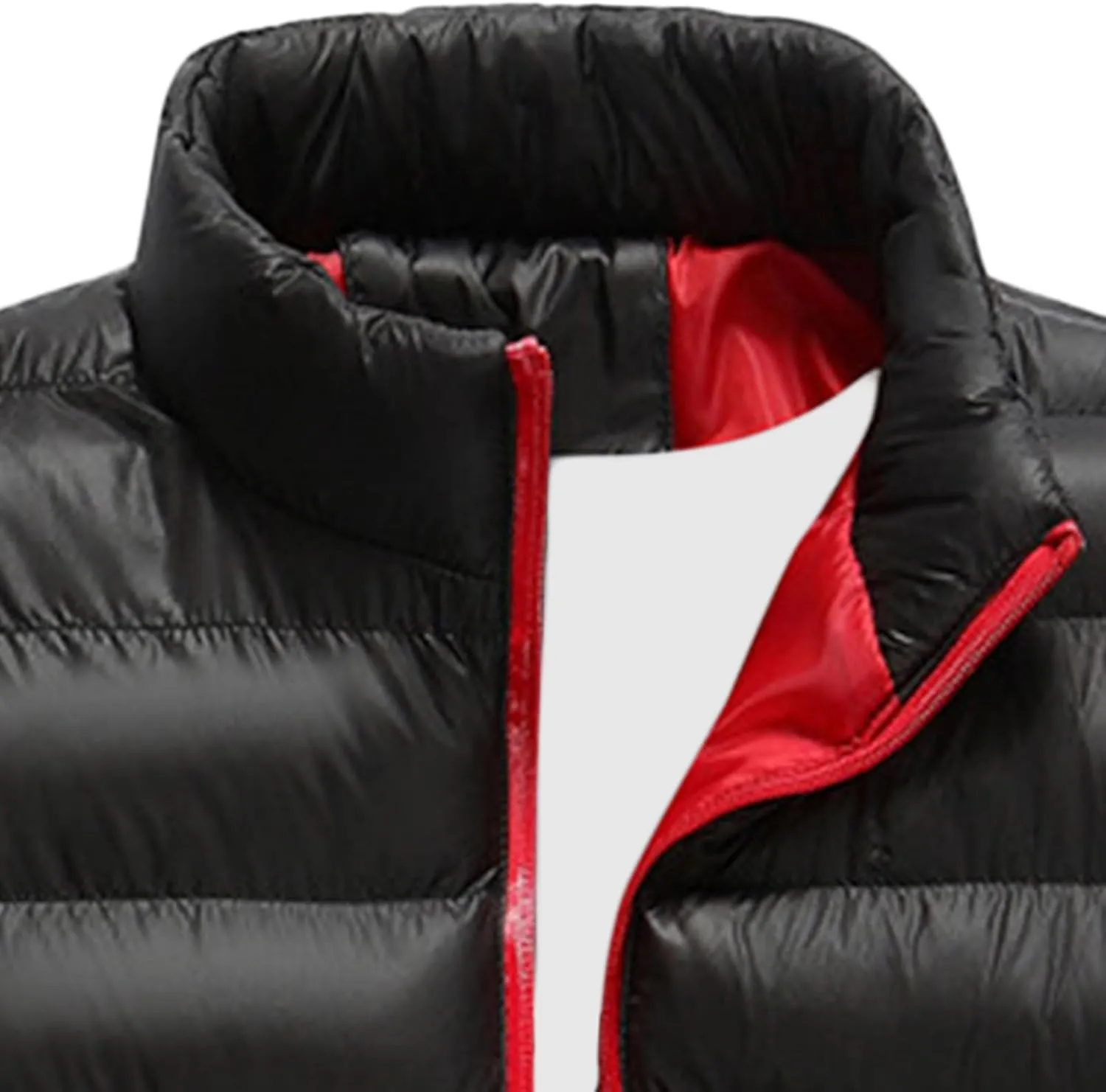 Men's Winter Jackets Male Cotton Padded Hoodless Long Sleeve Coat Man Warm Casual Skinny Quilted Jacket
