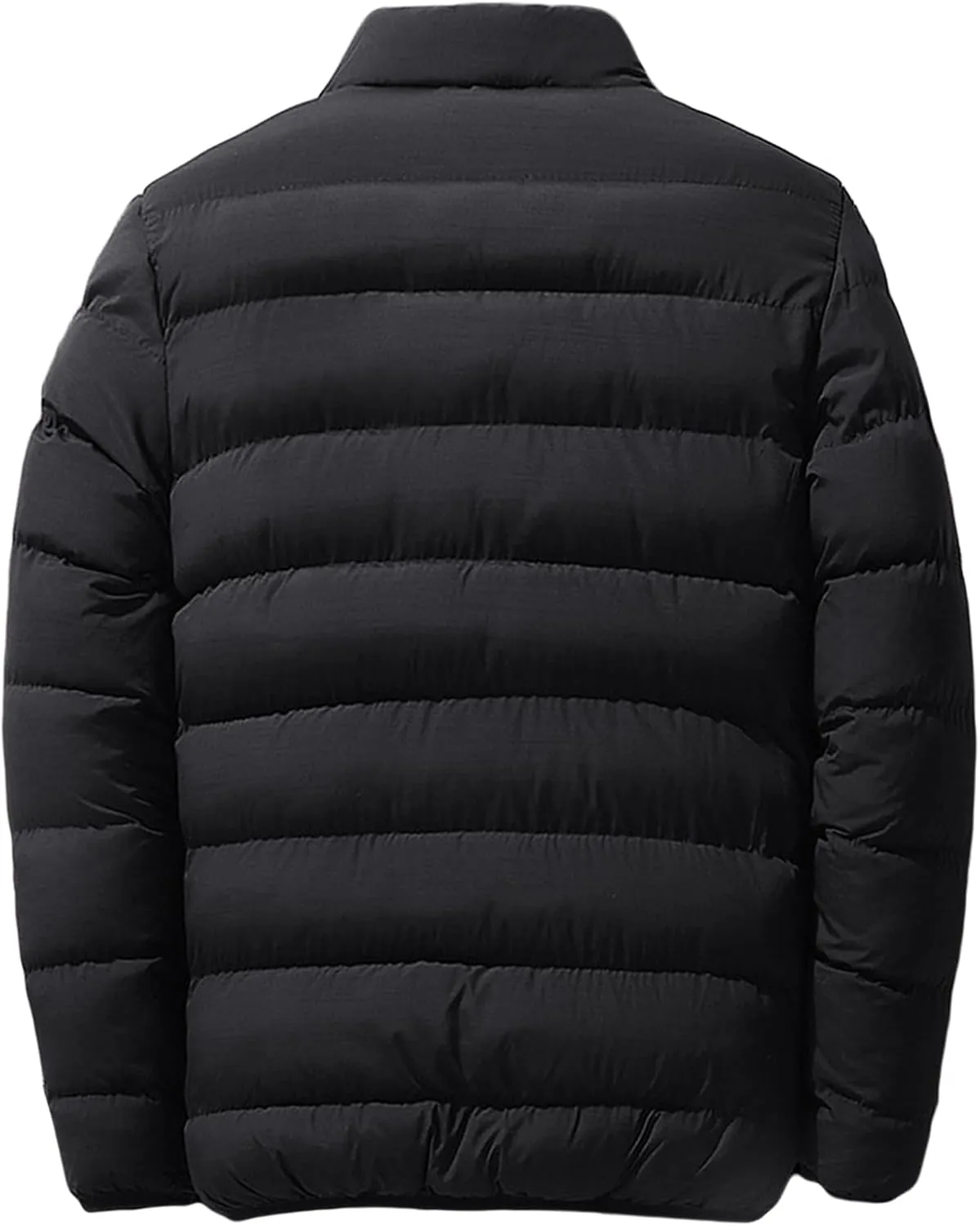 Men's Winter Jackets Male Cotton Padded Hoodless Long Sleeve Coat Man Warm Casual Skinny Quilted Jacket