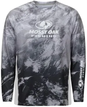 Mossy Oak Fishing Shirts for Men Long Sleeve with 40  UPF Sun Protection