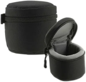 Navitech Black Water Resistant Camera Lens Protective Case Pouch - Compatible with Nikon Z Teleconverter TC-1.4X