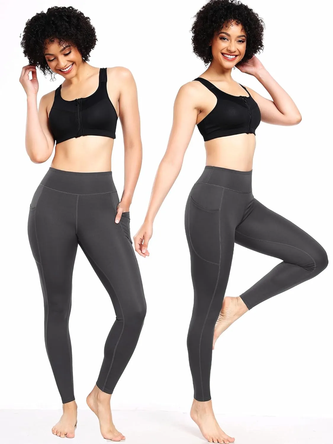 NELEUS High Waist Running Workout Leggings for Yoga with Pockets
