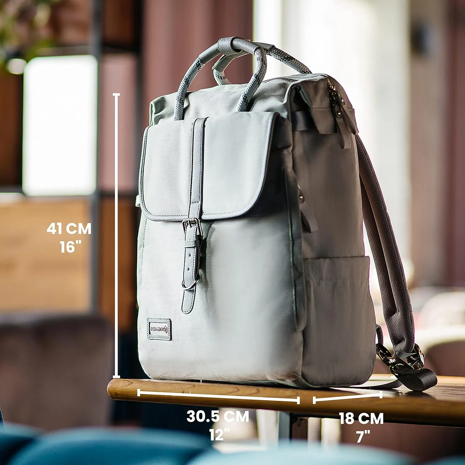Nordace Comino Totepack with USB Charging Port, Water Resistant - Everyday Laptop Smart Backpack for Work, Business