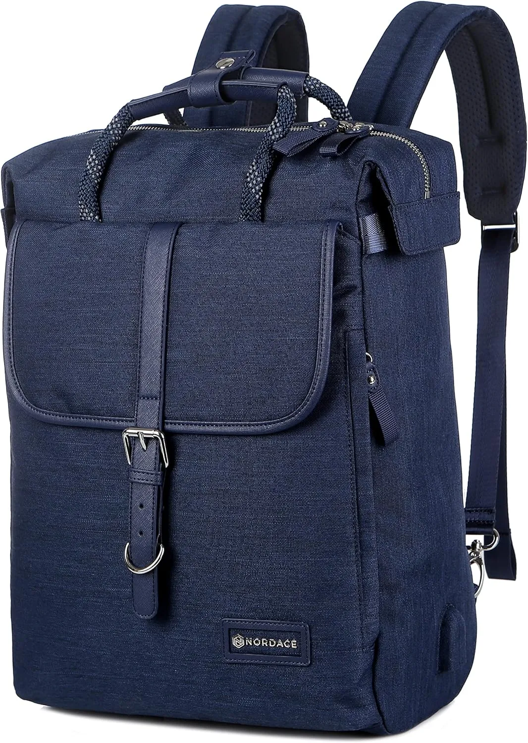 Nordace Comino Totepack with USB Charging Port, Water Resistant - Everyday Laptop Smart Backpack for Work, Business