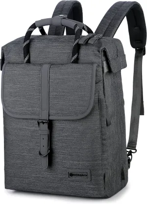 Nordace Comino Totepack with USB Charging Port, Water Resistant - Everyday Laptop Smart Backpack for Work, Business