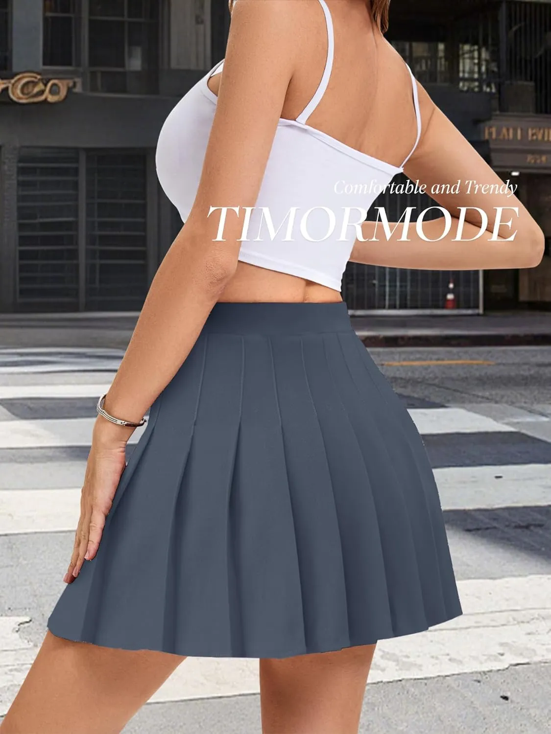 Pleated Skirts for Women Mini High Waist Skater Tennis Skirt A-line Cheerleader Skirt