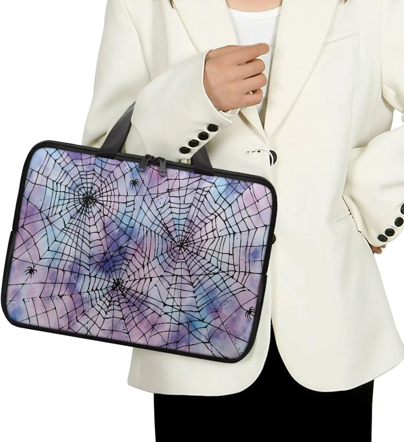 Protective Laptop Sleeve,Leather Laptop Bag for Women, Water-Resistant Computer Bags For Laptops for Men