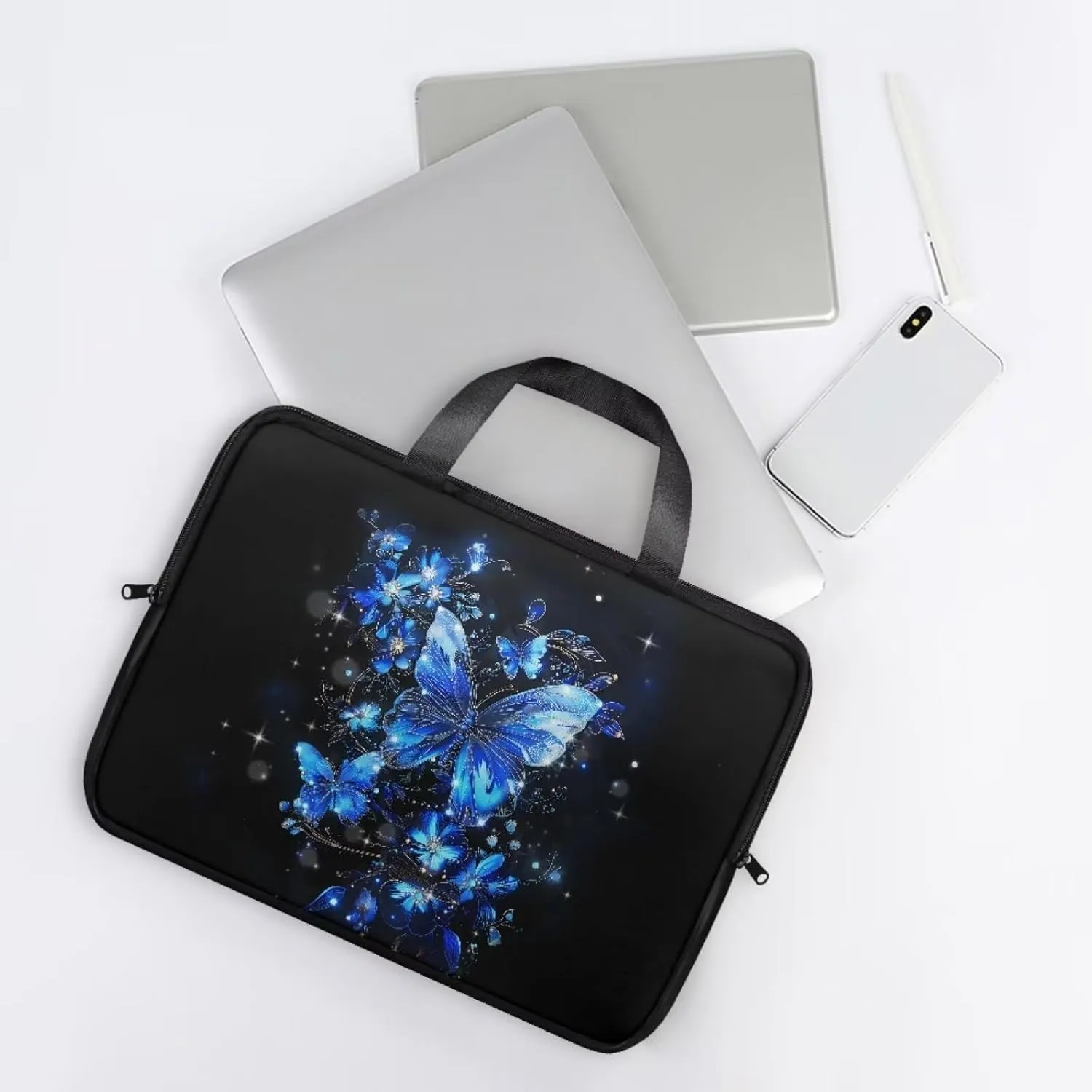 Protective Laptop Sleeve,Leather Laptop Bag for Women, Water-Resistant Computer Bags For Laptops for Men