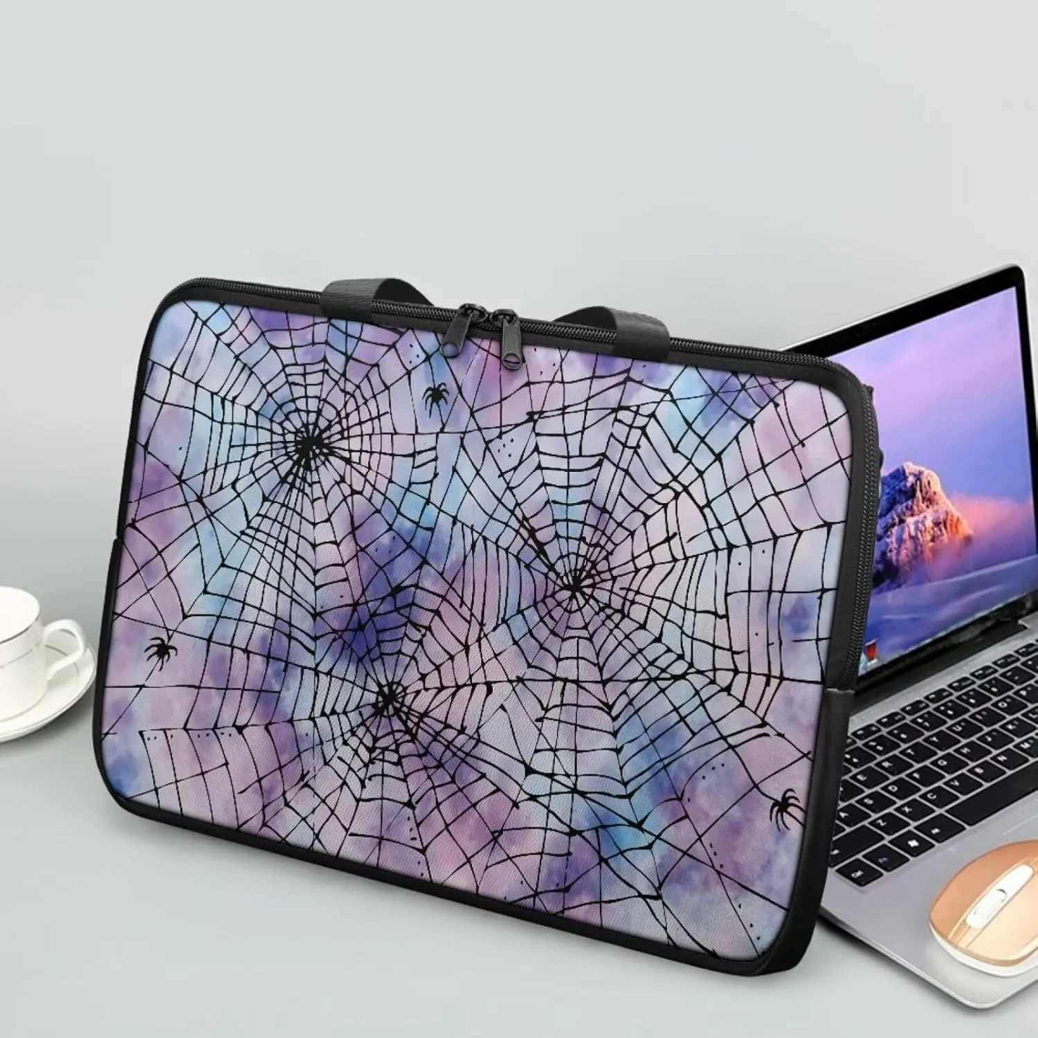 Protective Laptop Sleeve,Leather Laptop Bag for Women, Water-Resistant Computer Bags For Laptops for Men