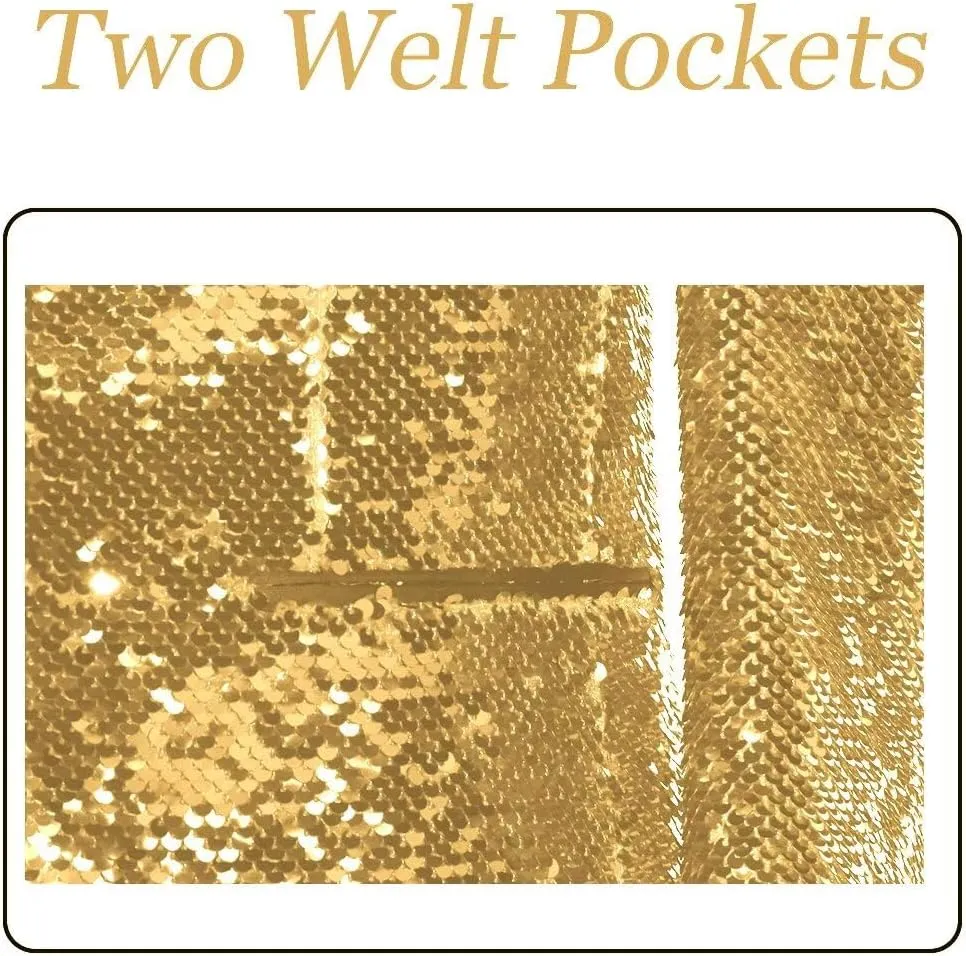Sequin Blazer for Men Shiny Suit Jackets for Prom Party Banquet Shawl Collar Mens Tuxedo Coats