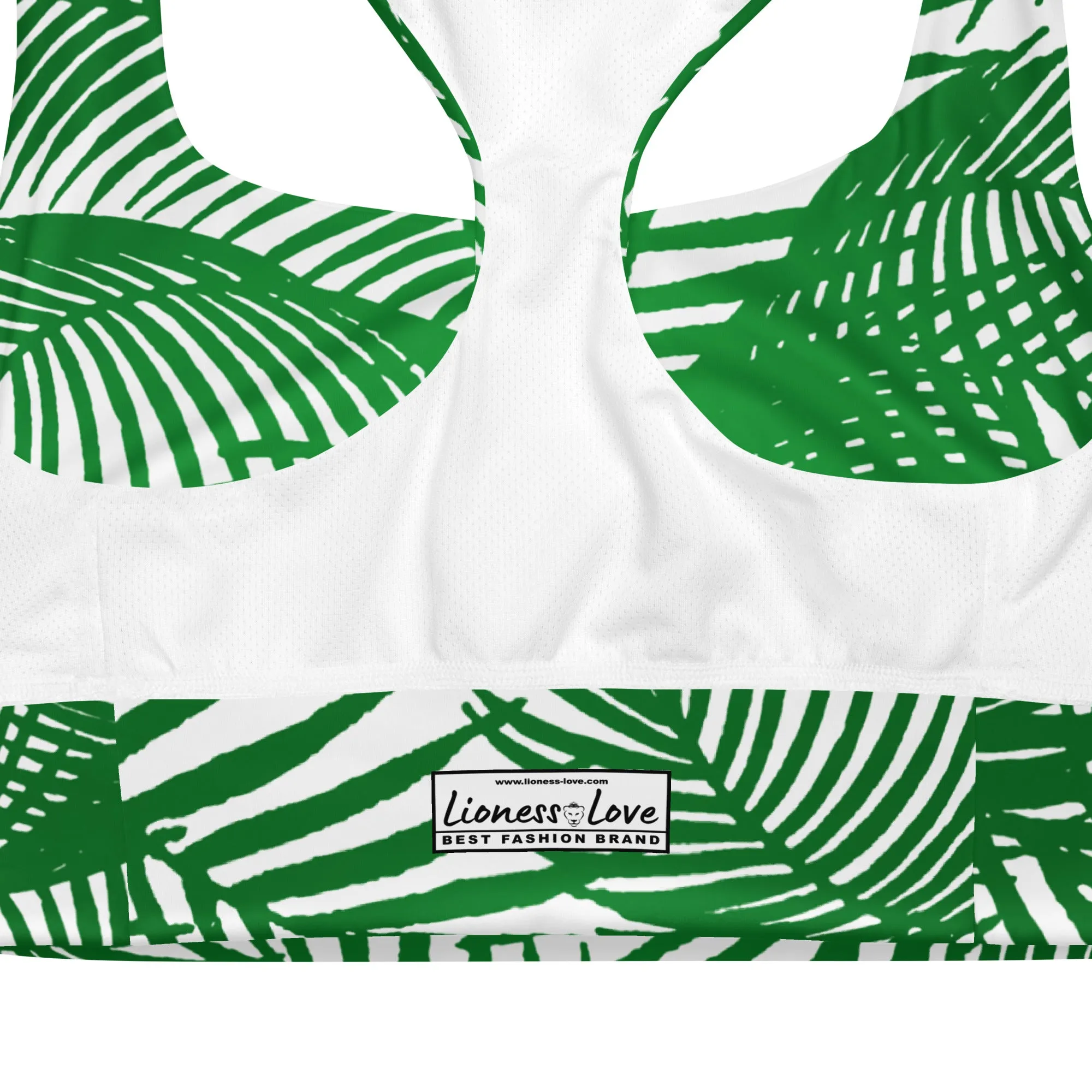 Sports Bra with Tropical Vibe, lioness-love