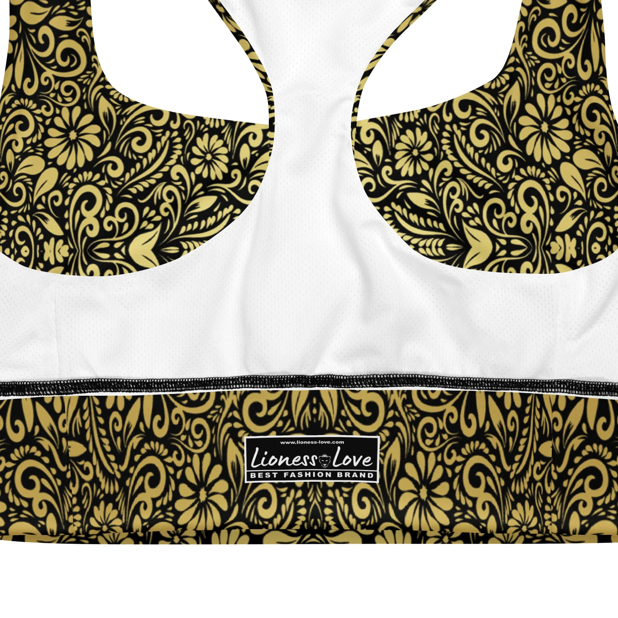 Sports Dual Black and Gold Paisley, lioness-love