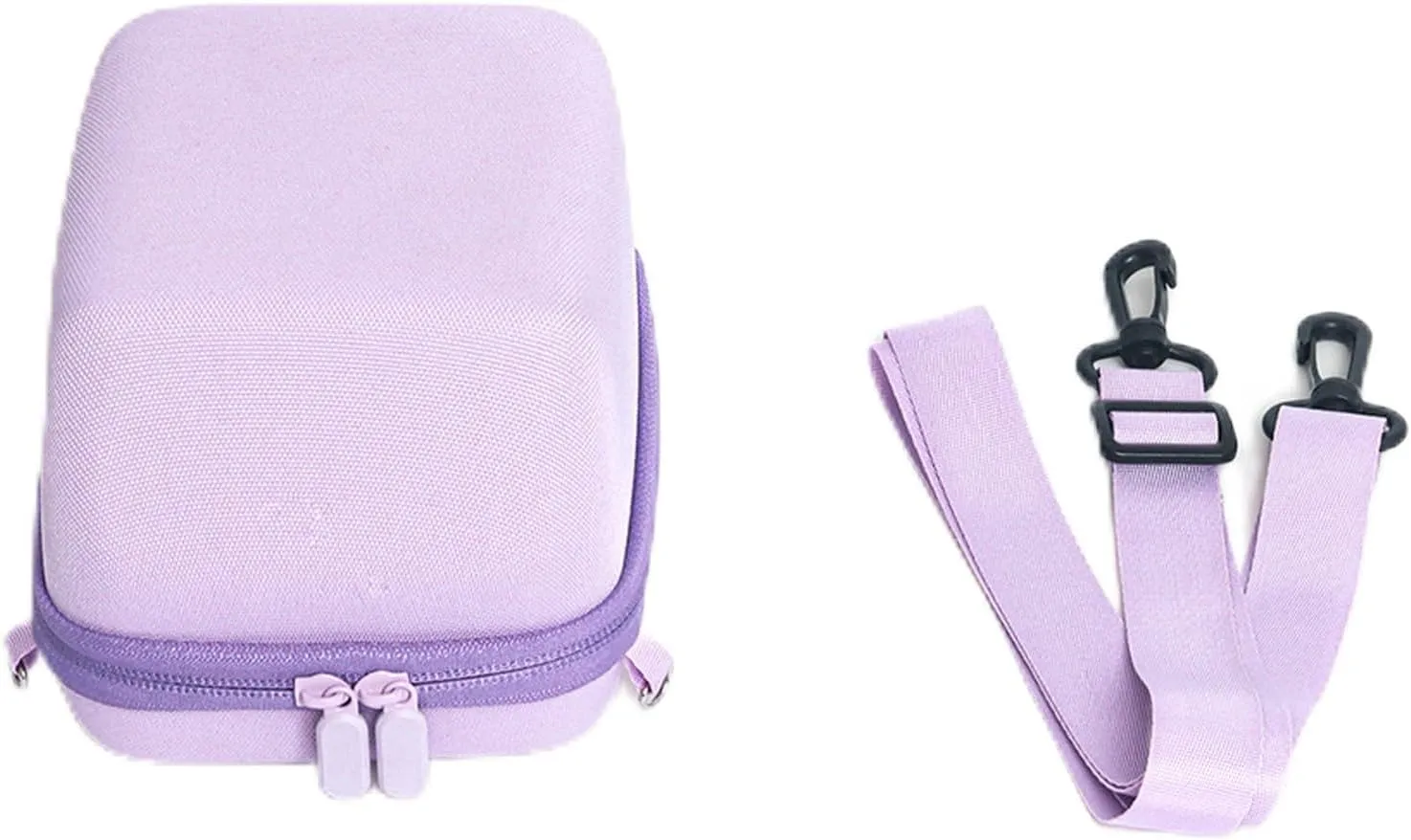 Storage Bag for Polaroid Go/Now/Now , 360 Protective Bag with Shoulder Straps, Water-Resistant, Purple