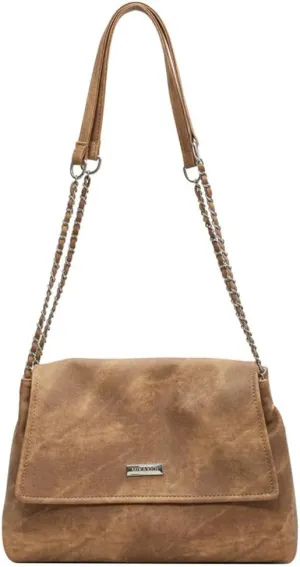 Suede Bag Vegan Leather Soft Shoulder Hobo Handbag