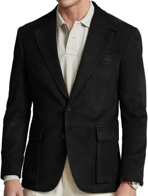Suit for Men Suede Winter Jacket Slim Fit Single Breasted New in Suits & Blazers Mens Sport Coats Jacket