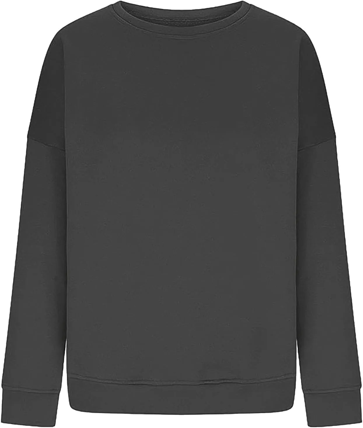 Sweatshirt for Women Loose Fit Casual Outfits Tops Long Sleeve Crew Neck Pullover Hoodie 2024 Fall Fashion Clothes