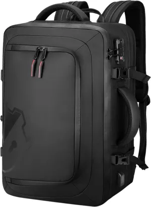 SWICKY Travel Backpack, 40L Water-Resistant Expandable Bag, USB Port, Anti-Theft, Lightweight for Business Travel