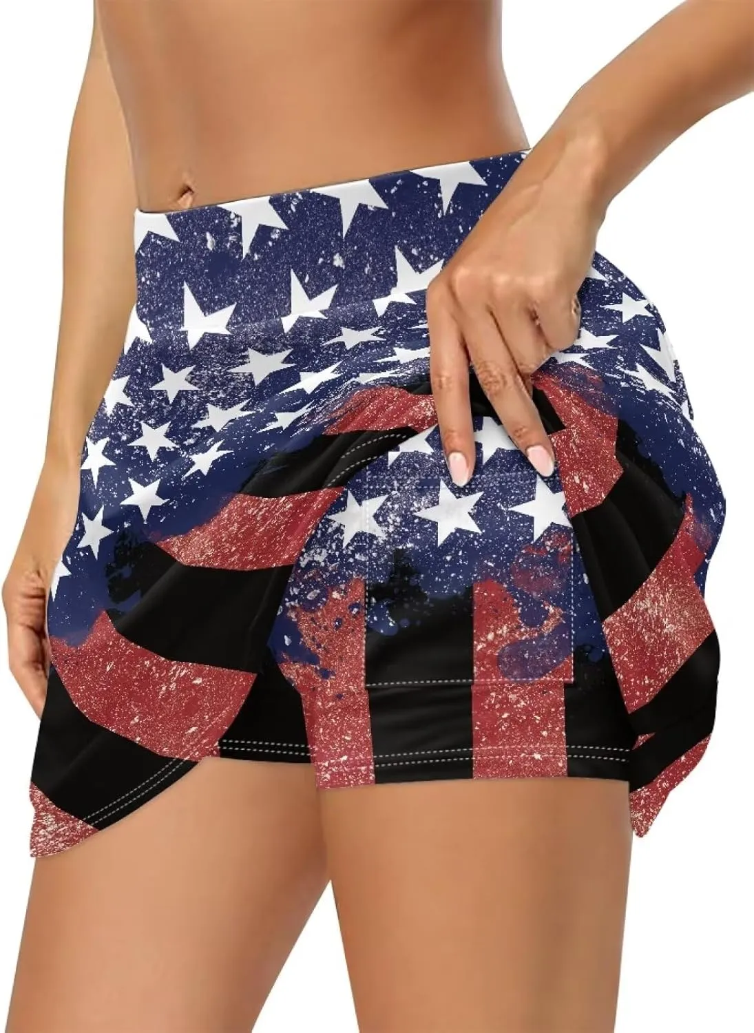 Tennis Skirt for Women High Waisted Athletic Golf Skorts with Inner Pockets Running Sports Skirts Size XS-3XL