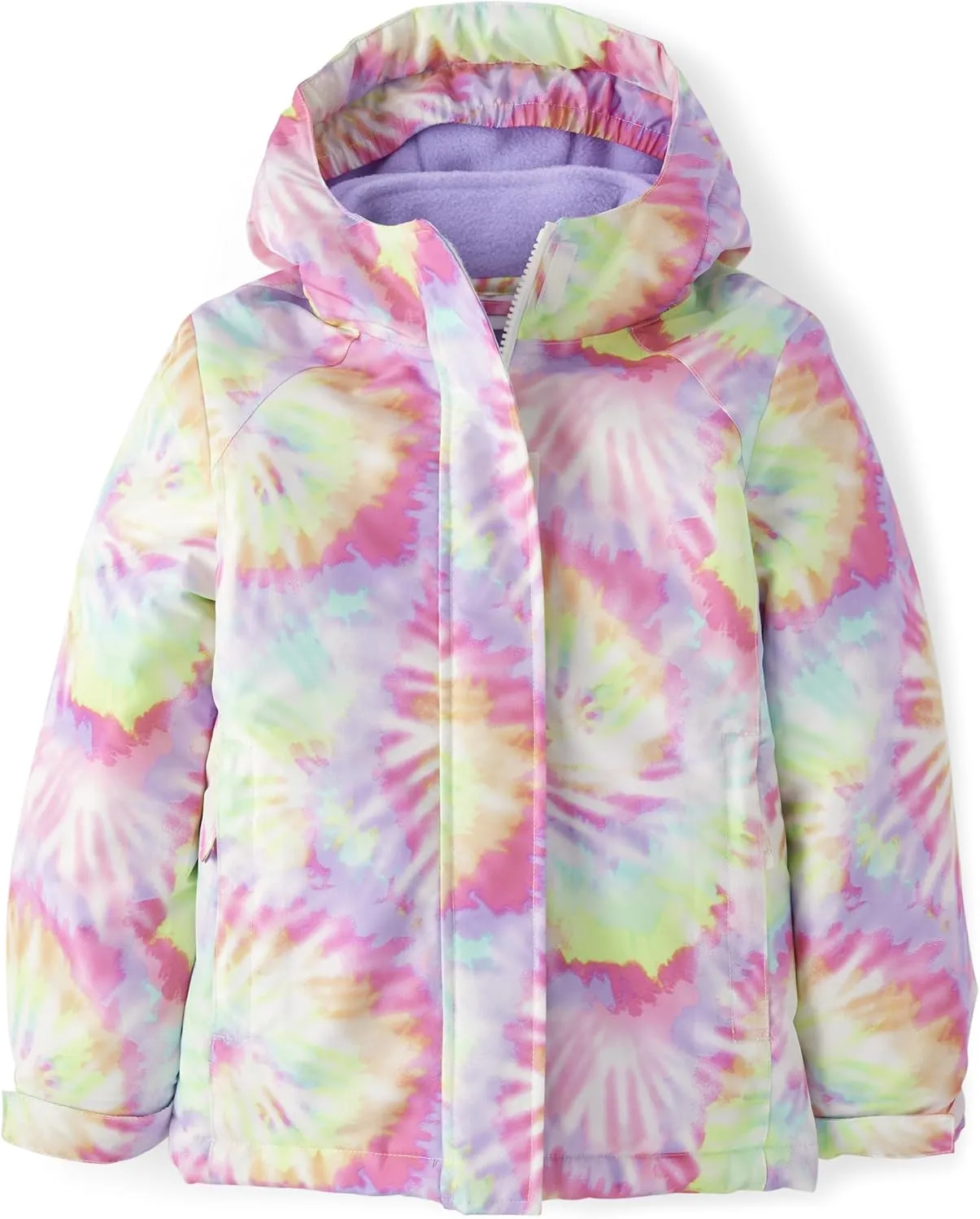The Children's Place Girls' Heavy 3 in 1 Winter Jacket, Wind Water-Resistant Shell, Fleece Inner