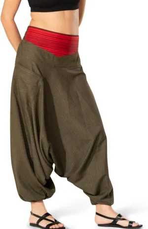 The Veshti Company Comfy Women's Yoga Harem Pants Elastic Waist Wide Leg Pants Loose Baggy Boho Clothes for Women