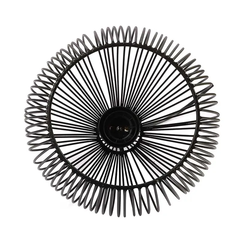 The Wired Pendant Light Jat Black Finish | 8 x 18 x 16 inches