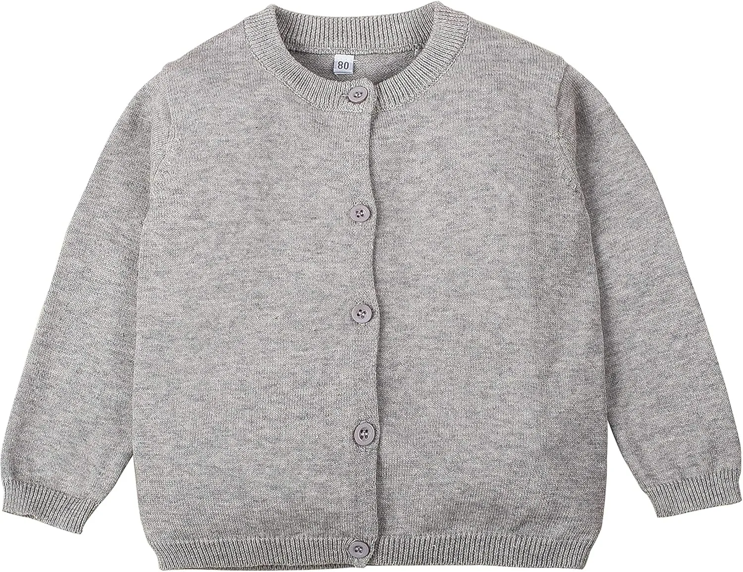 Toddler and Unisex Baby Knitted Cardigan Sweater Long Sleeve