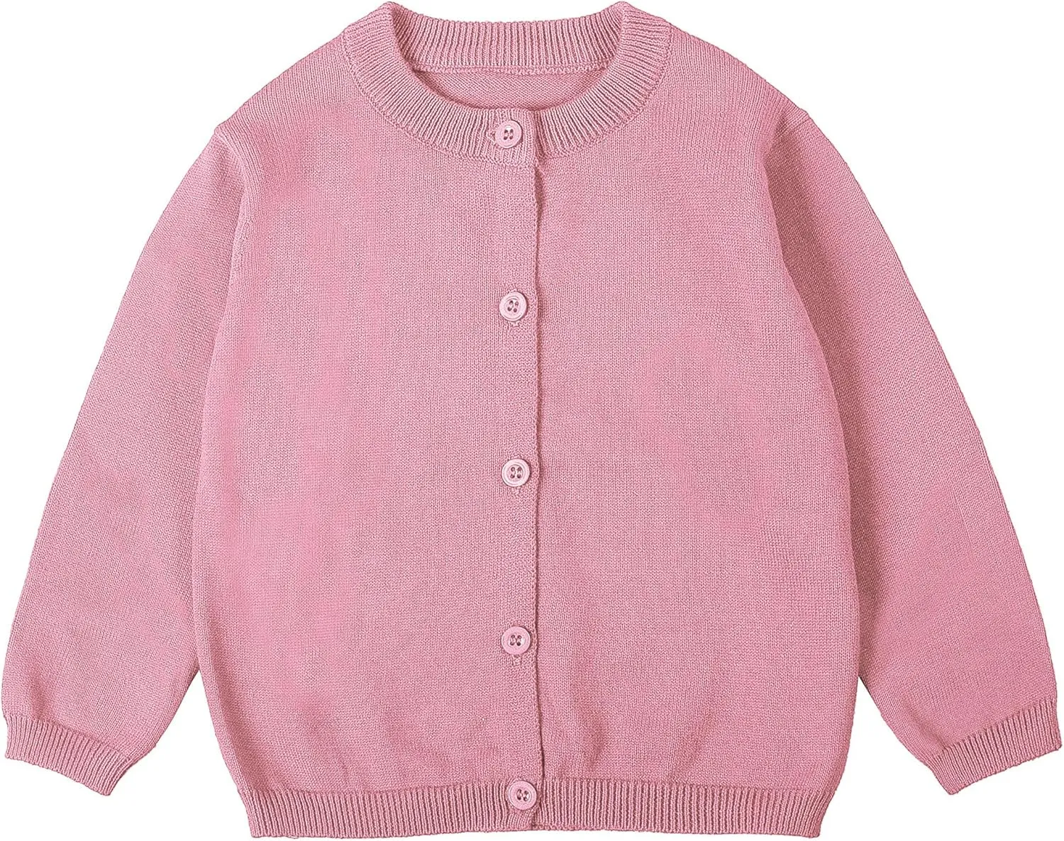 Toddler and Unisex Baby Knitted Cardigan Sweater Long Sleeve